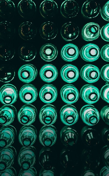 Hington Klarsey: empty bottles stacking up