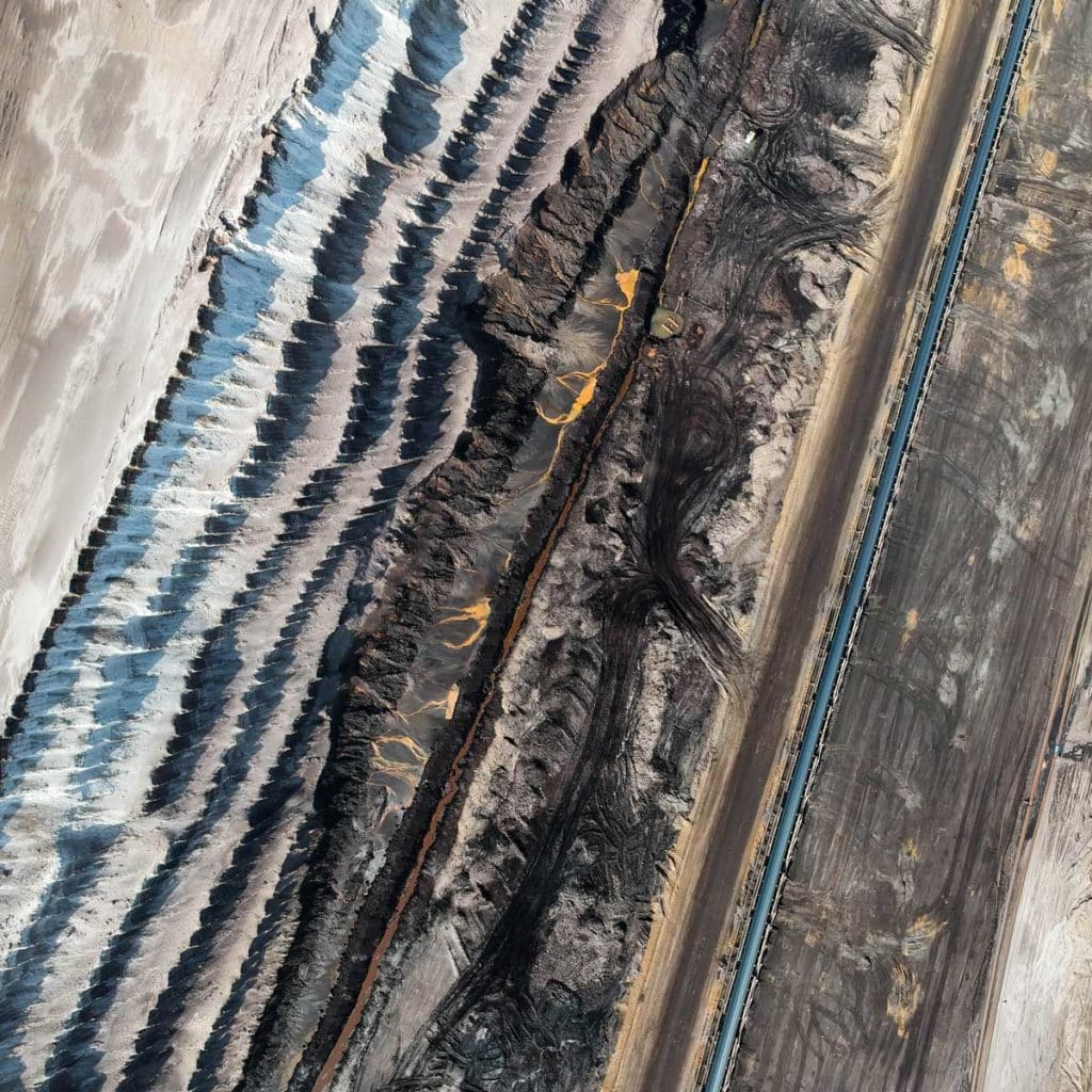Hington Klarsey: mining field from above